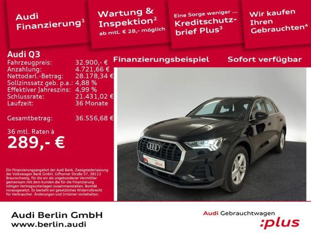 Audi Q3 2024 Benzine