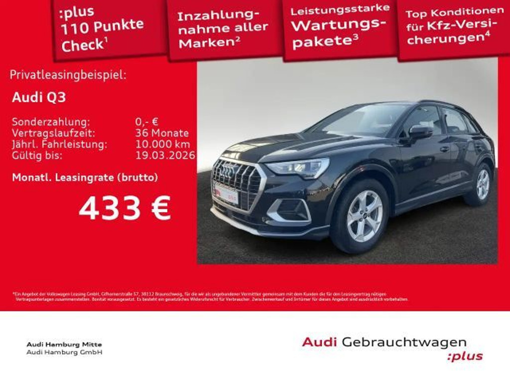 Audi Q3 2025 Benzine