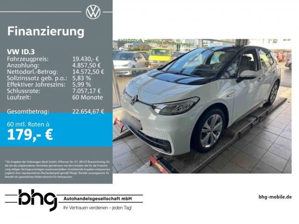 Volkswagen ID.3 2022 Elektrisch