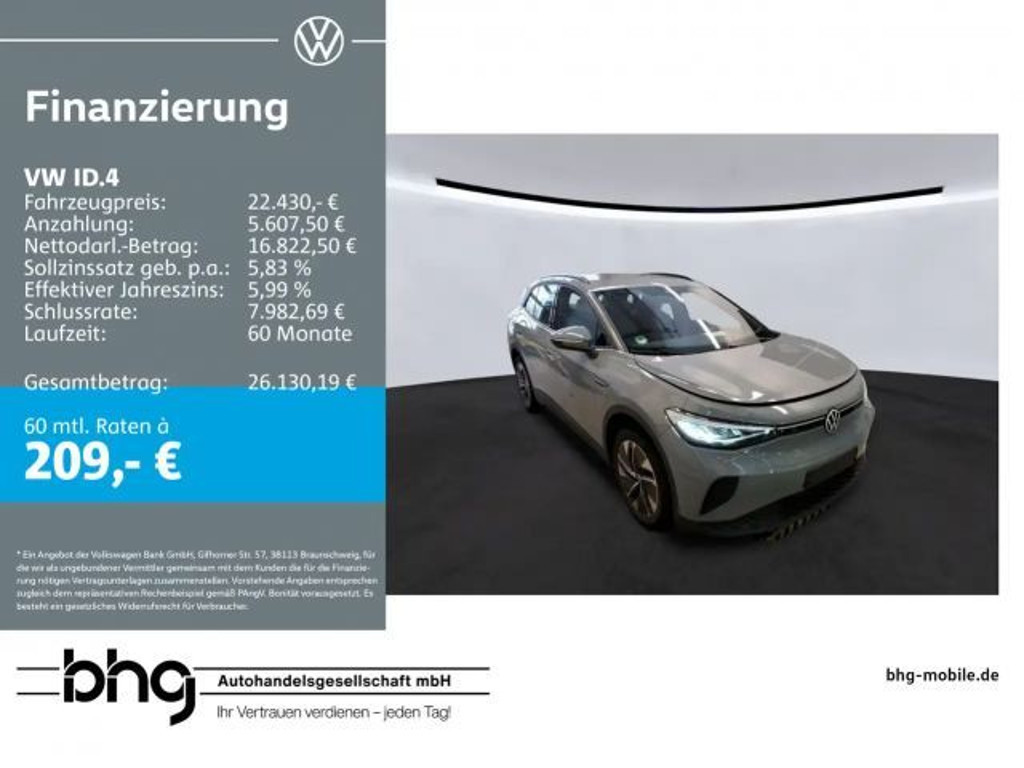 Volkswagen ID.4 2022 Elektrisch