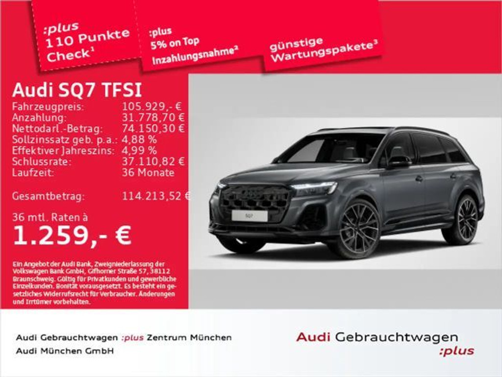 Audi SQ7 2024 Benzine