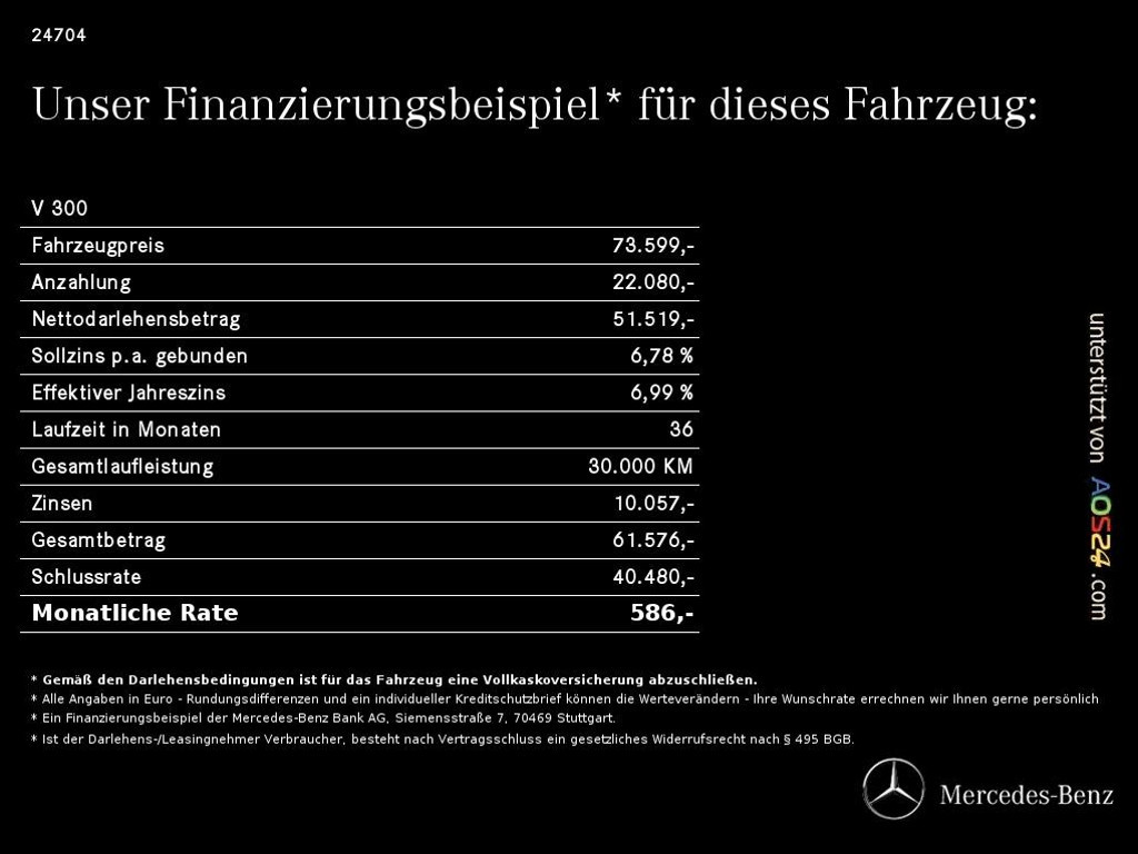 Mercedes-Benz V-Klasse 2025 Diesel
