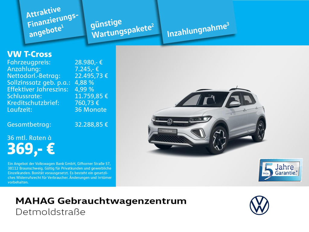 Volkswagen T-Cross 2025 Benzine