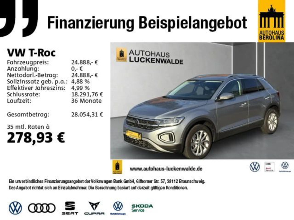 Volkswagen T-Roc 2023 Benzine
