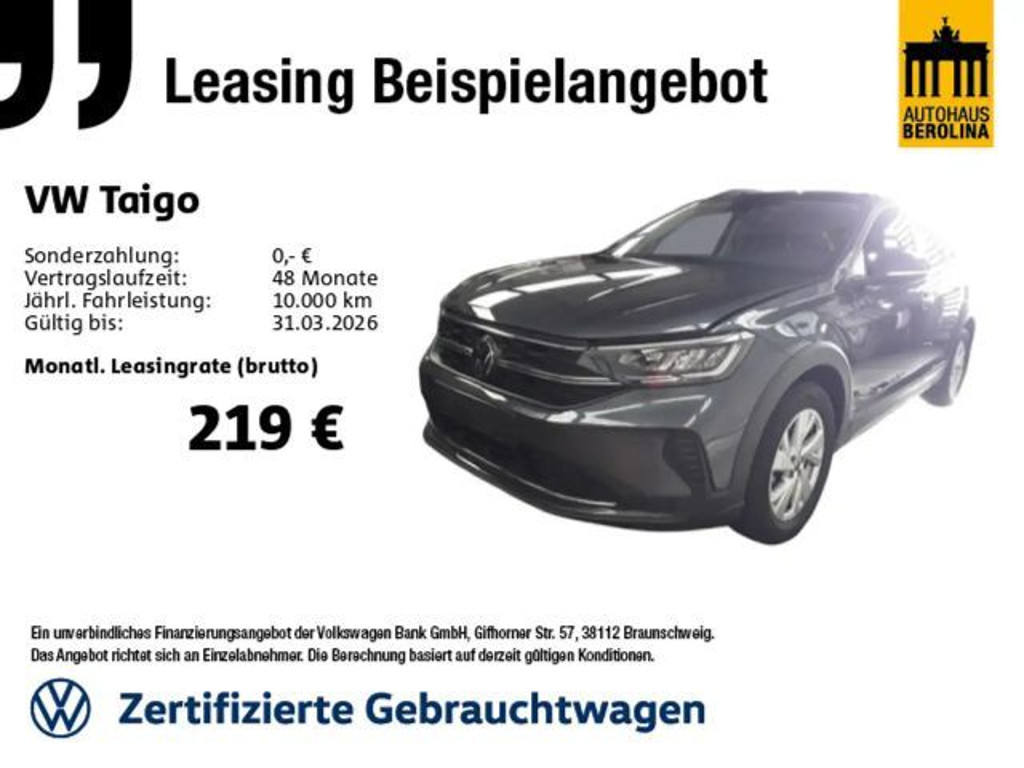 Volkswagen Taigo 2025 Benzine