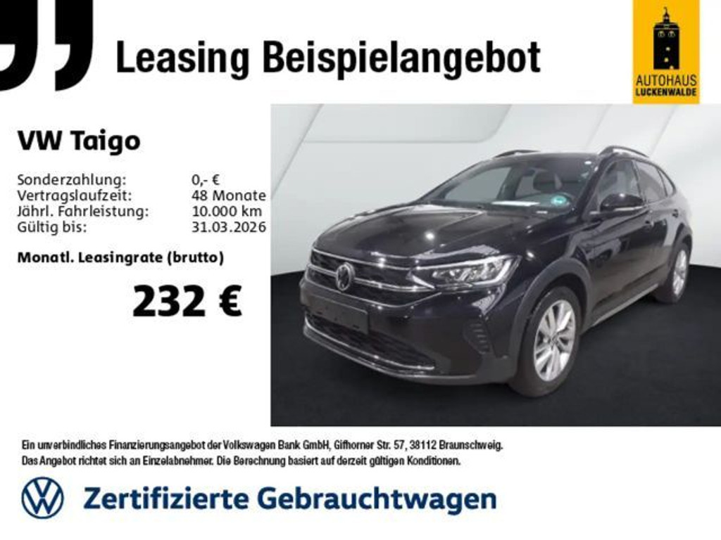 Volkswagen Taigo 2025 Benzine