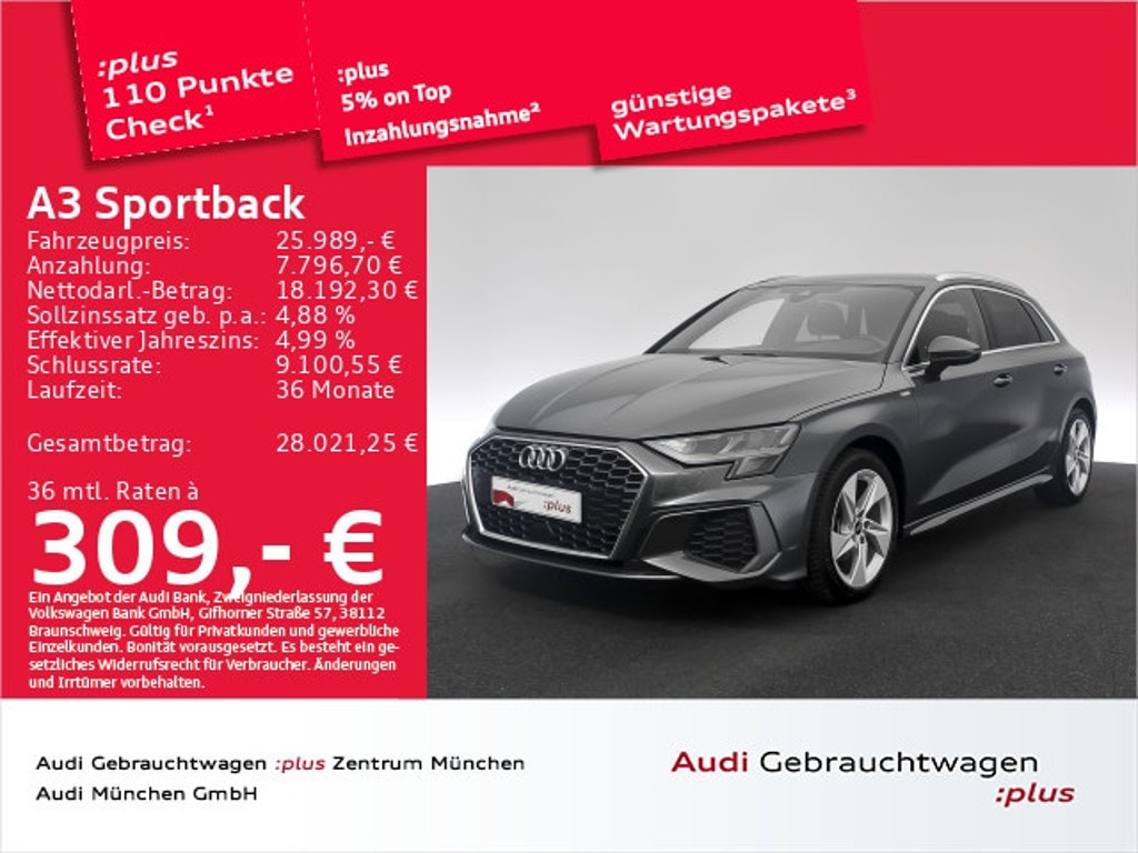 Audi A3 2023 Benzine