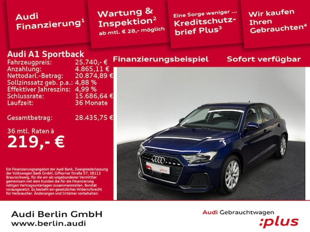 Audi A1 2025 Benzine
