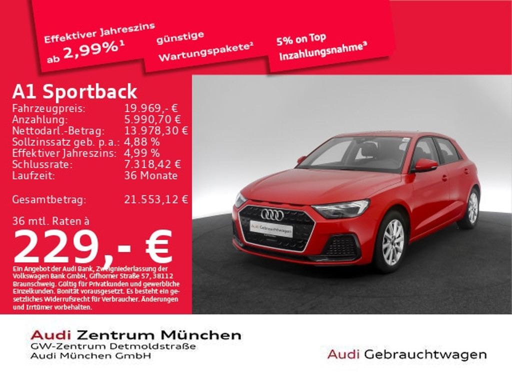 Audi A1 2022 Benzine