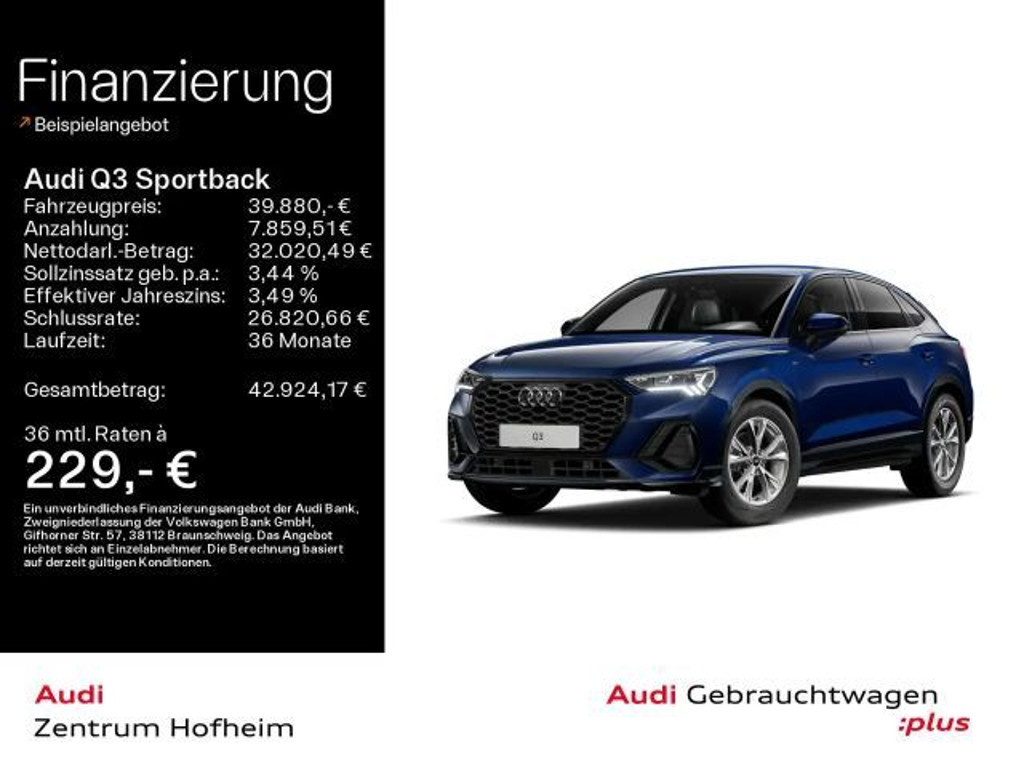 Audi Q3 2025 Benzine