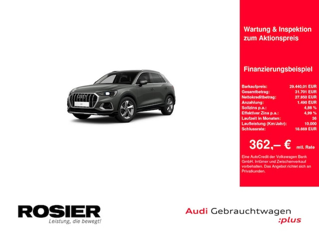 Audi Q3 2023 Benzine