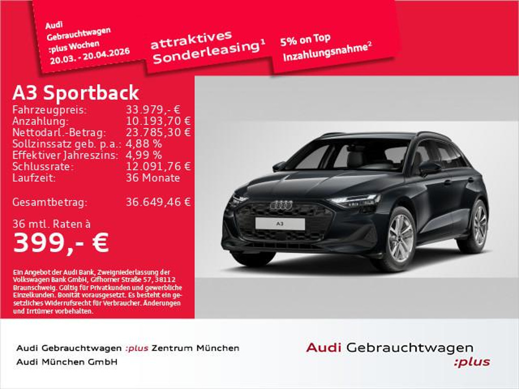 Audi A3 2025 Benzine