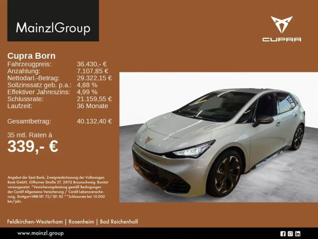 Cupra Born 2025 Elektrisch