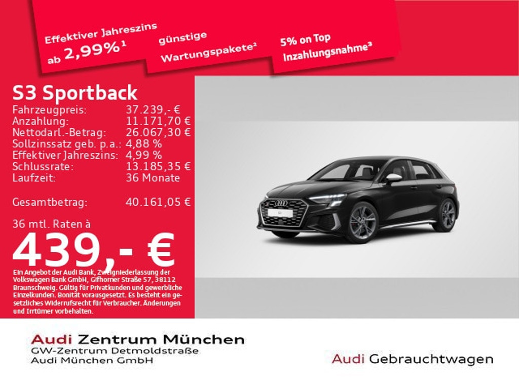 Audi S3 2024 Benzine