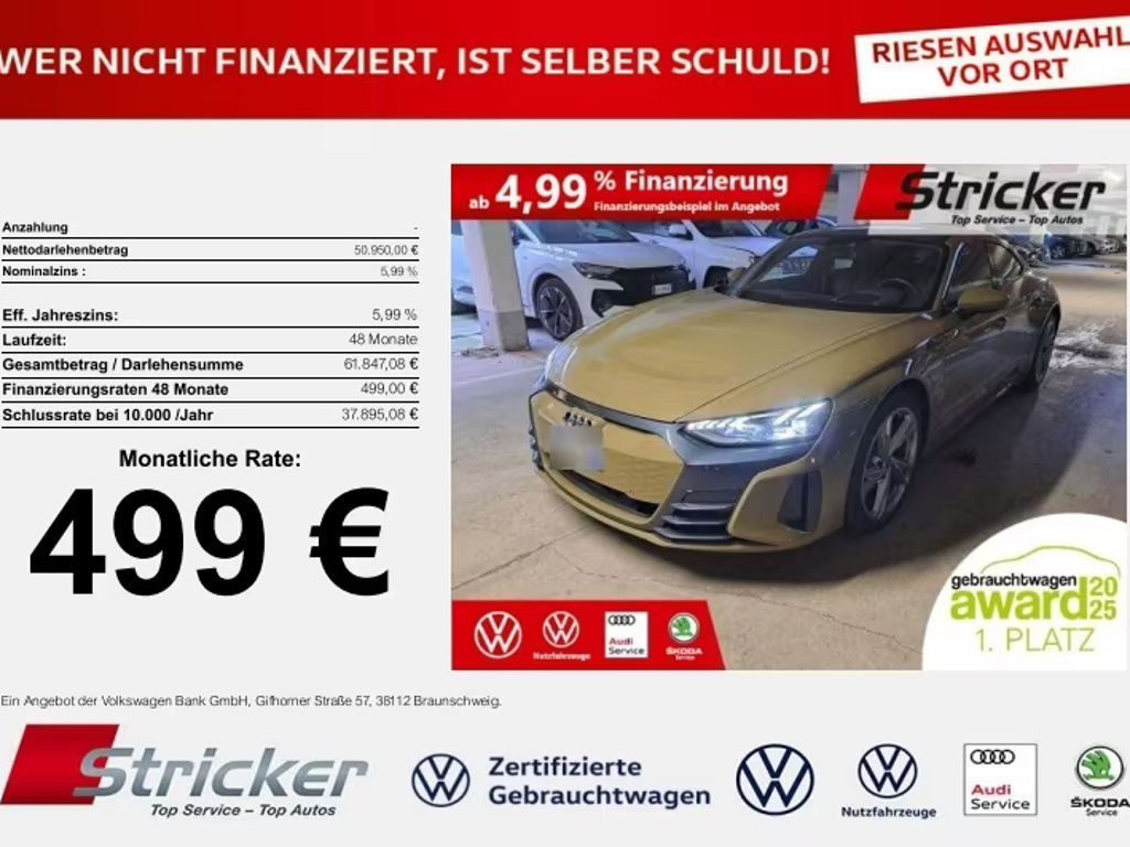 Audi e-tron GT 2024 Elektrisch