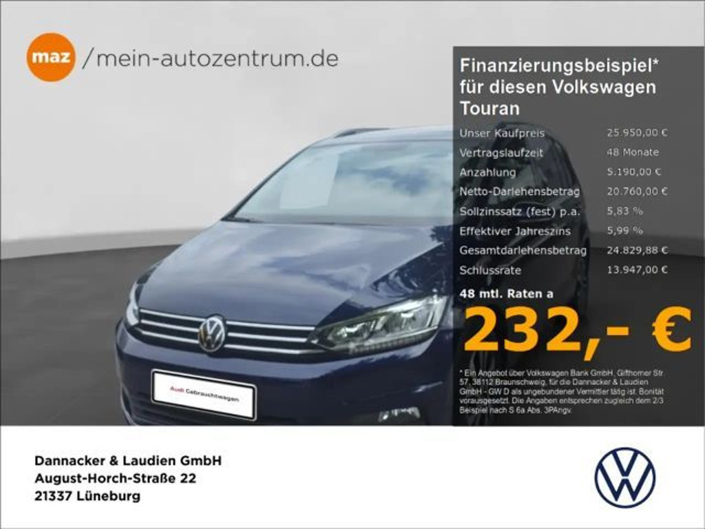 Volkswagen Touran 2021 Benzine