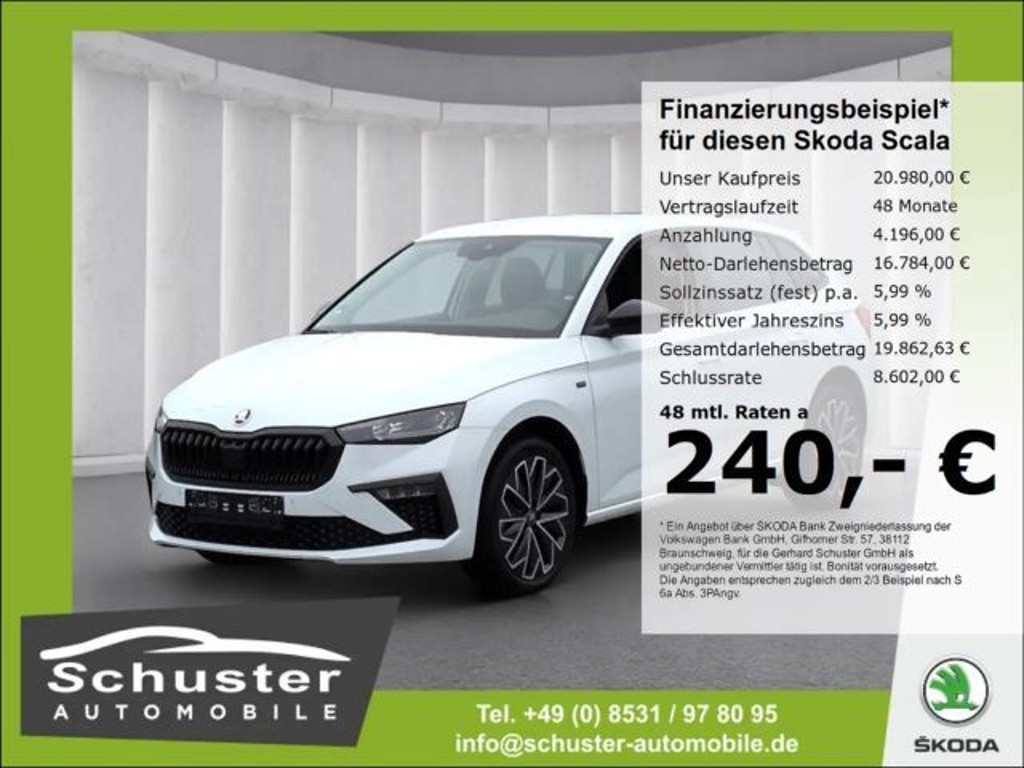 Skoda Scala 2025 Benzine