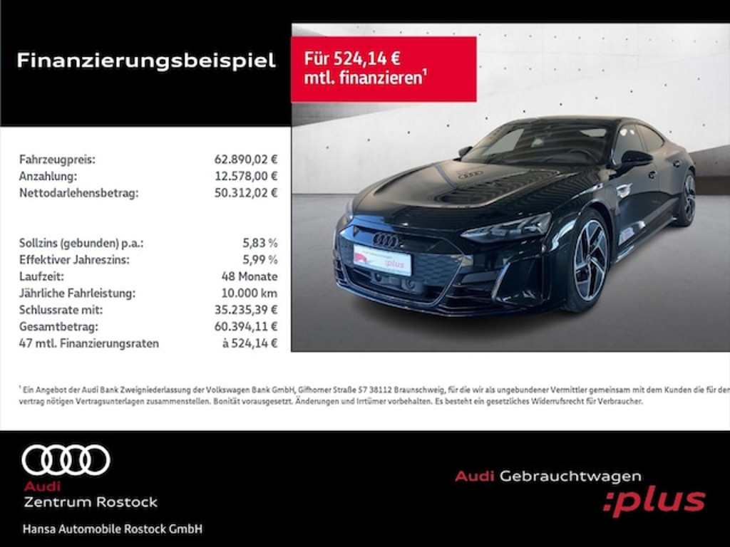 Audi e-tron GT 2022 Elektrisch