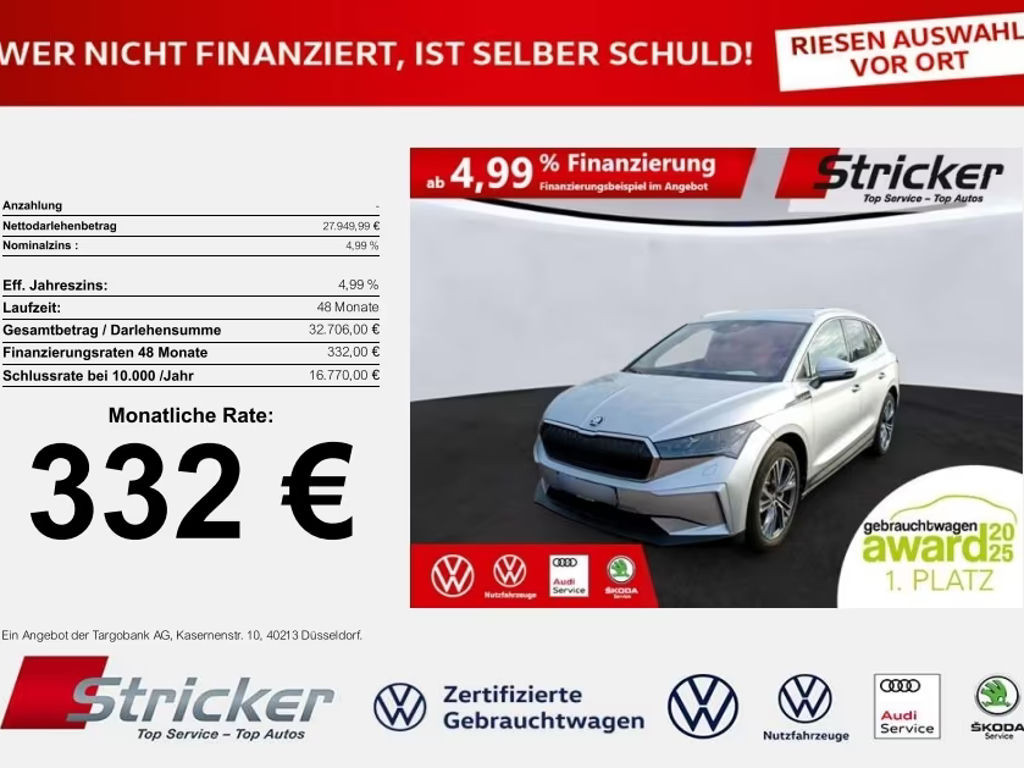 Skoda Enyaq iV 2021 Elektrisch