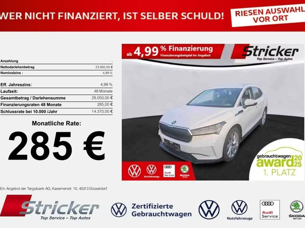 Skoda Enyaq iV 2021 Elektrisch