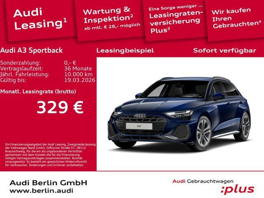 Audi A3 2025 Benzine
