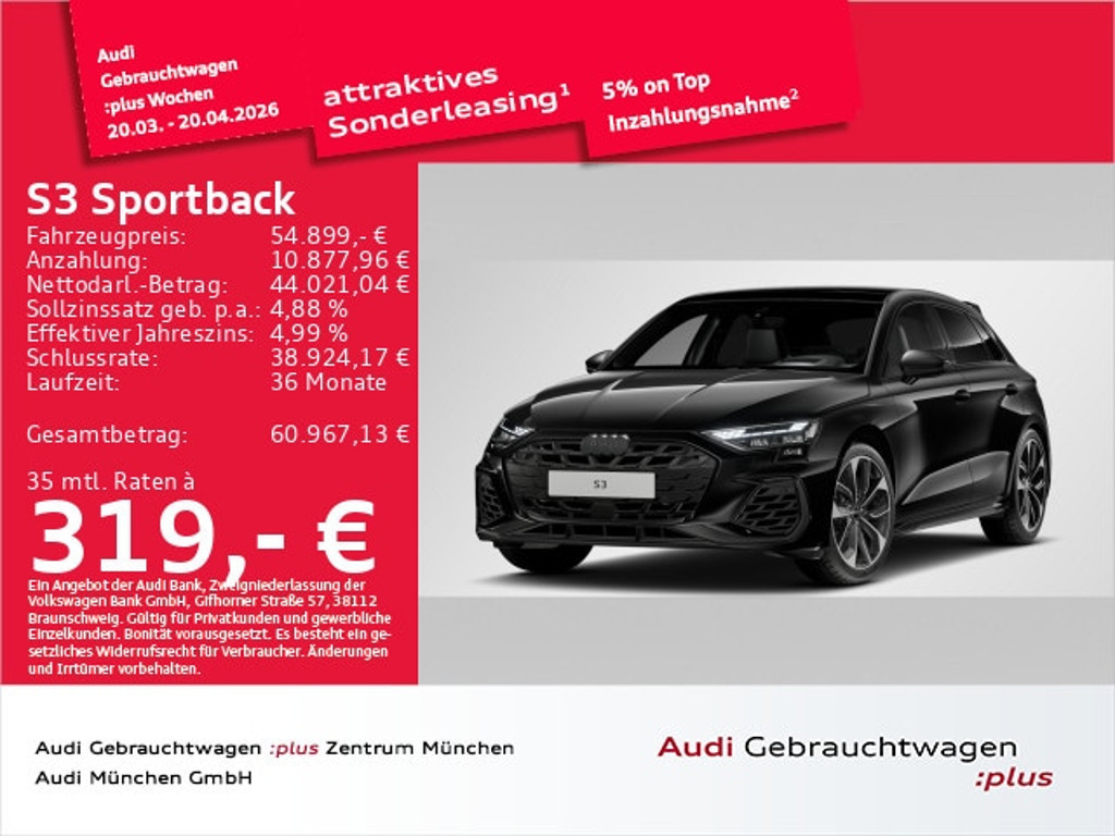 Audi S3 2024 Benzine