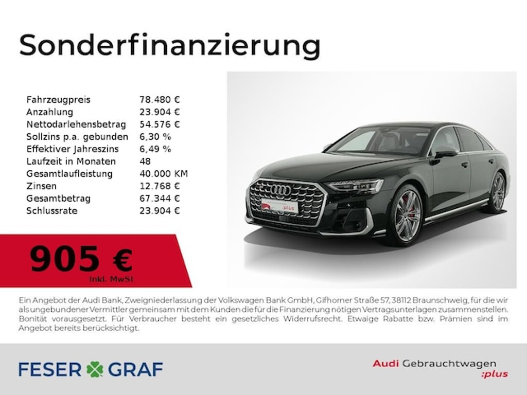 Audi S8 2022 Benzine