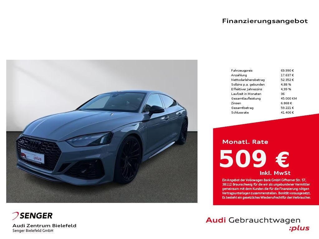 Audi RS5 2022 Benzine