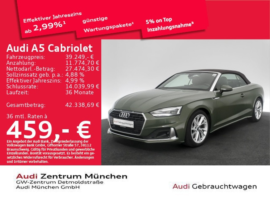 Audi A5 2023 Benzine