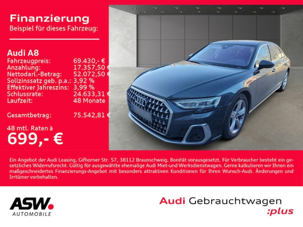 Audi A8 2023 Hybride Benzine