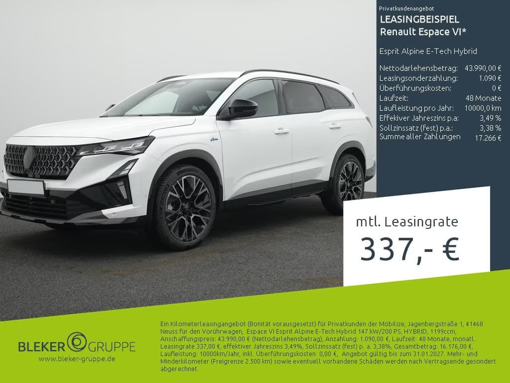 Renault Espace 2025 Benzine