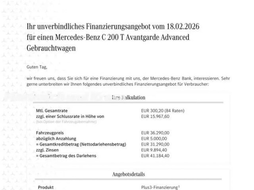 Mercedes-Benz C-Klasse