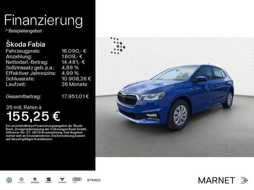 Skoda Fabia 2025 Benzine