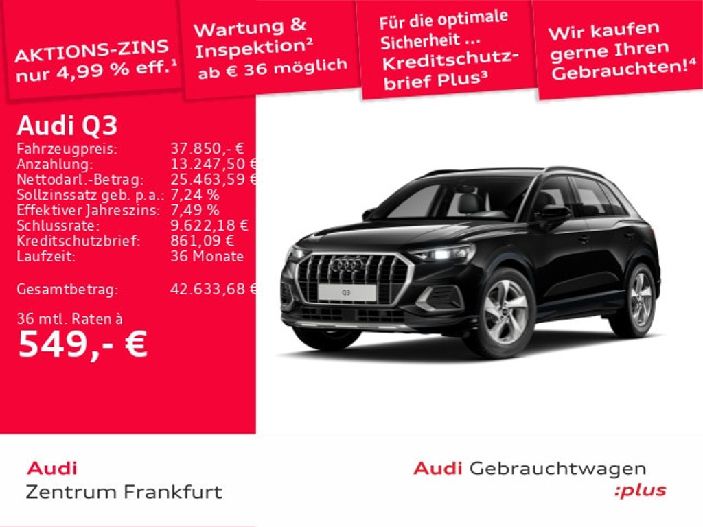 Audi Q3 2025 Benzine