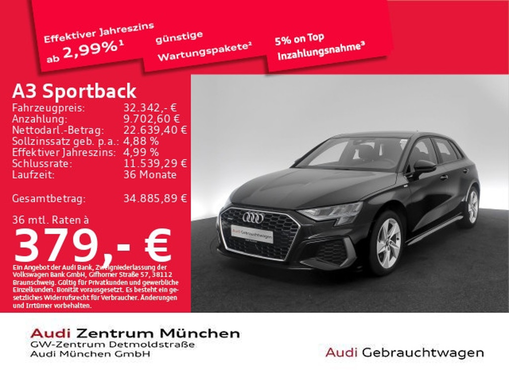 Audi A3 2022 Benzine