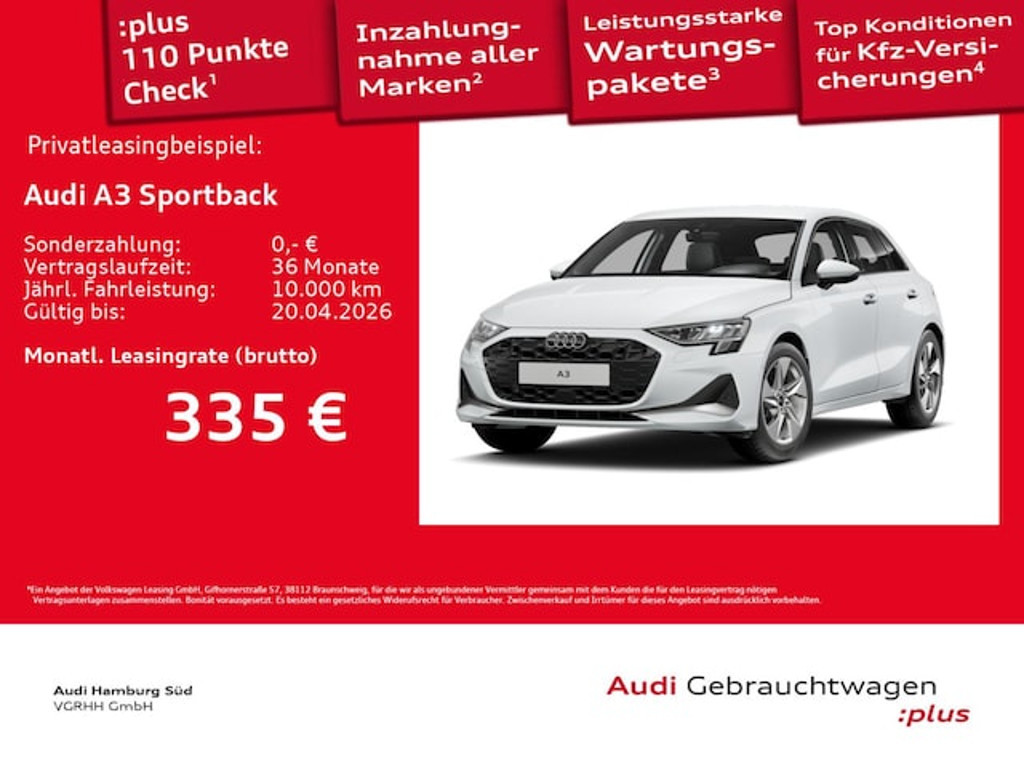 Audi A3 2025 Benzine