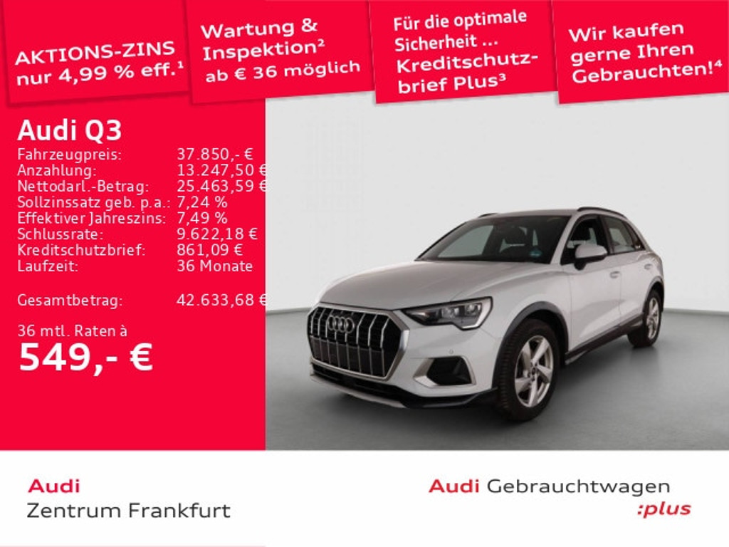 Audi Q3 2025 Benzine