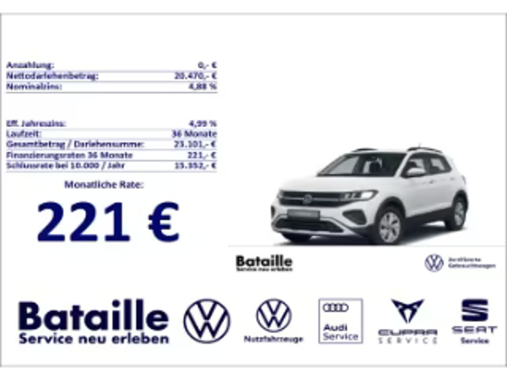Volkswagen T-Cross 2025 Benzine