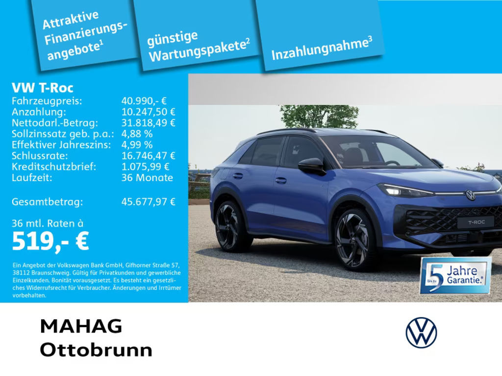 Volkswagen T-Roc 2026 Benzine