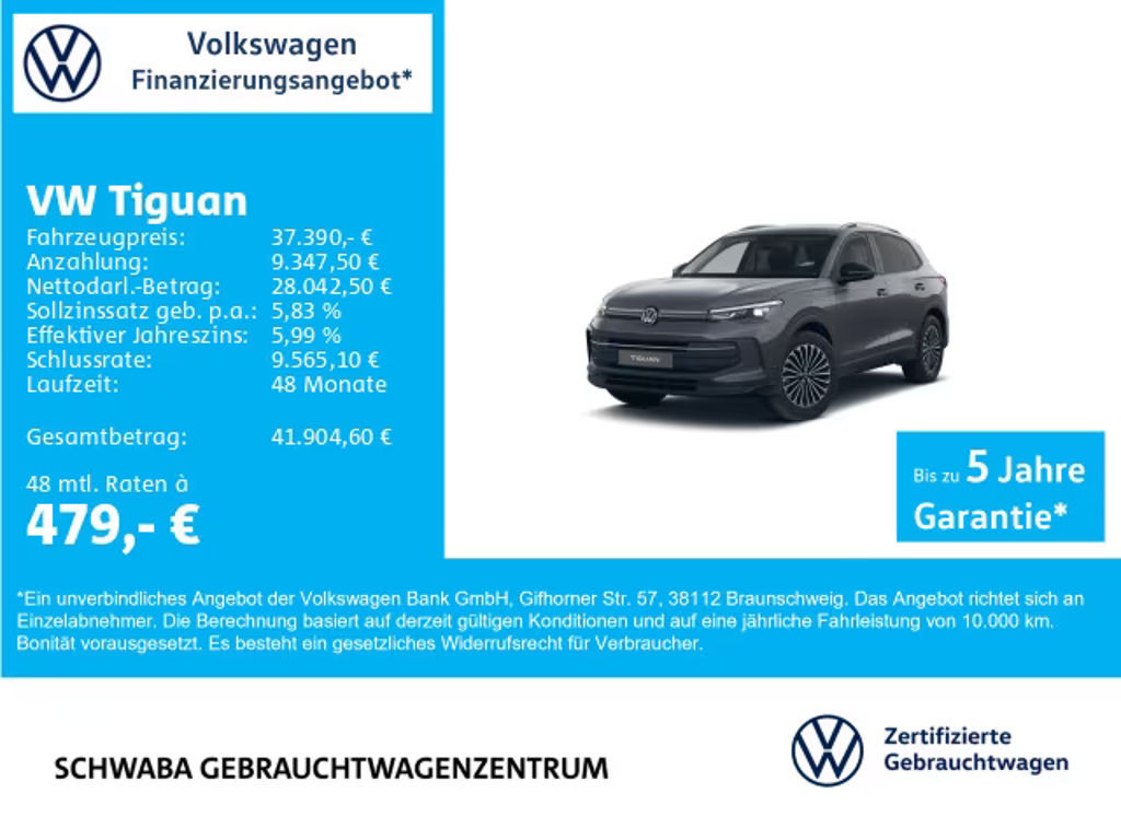 Volkswagen Tiguan 2025 Benzine
