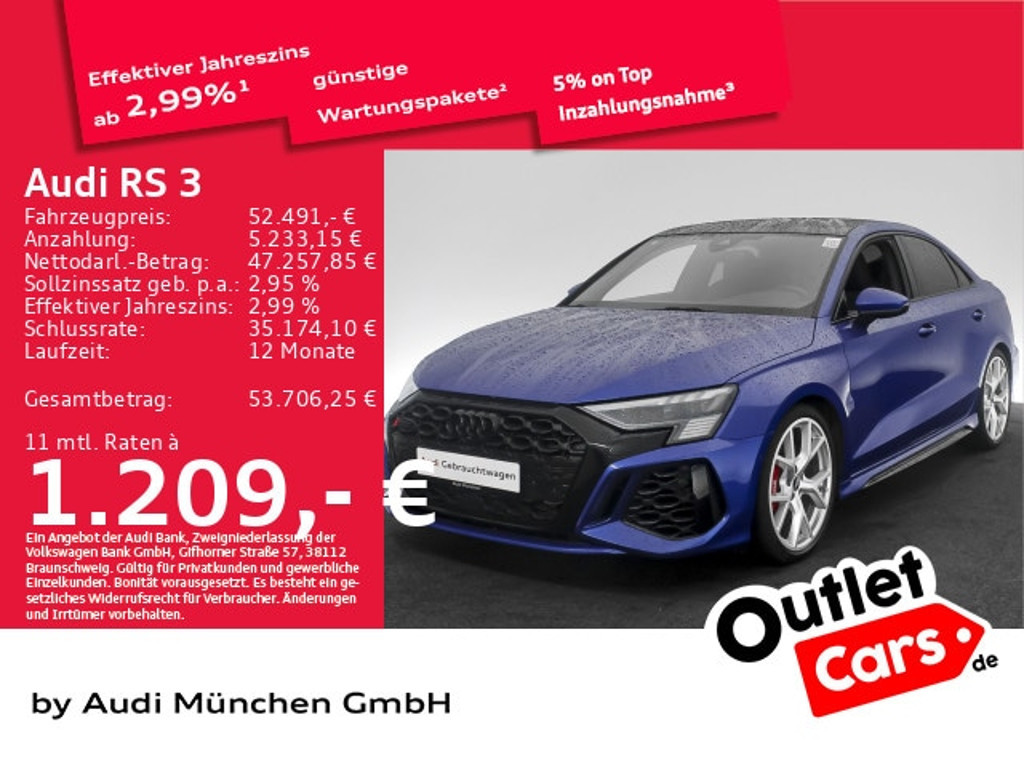 Audi RS3 2023 Benzine