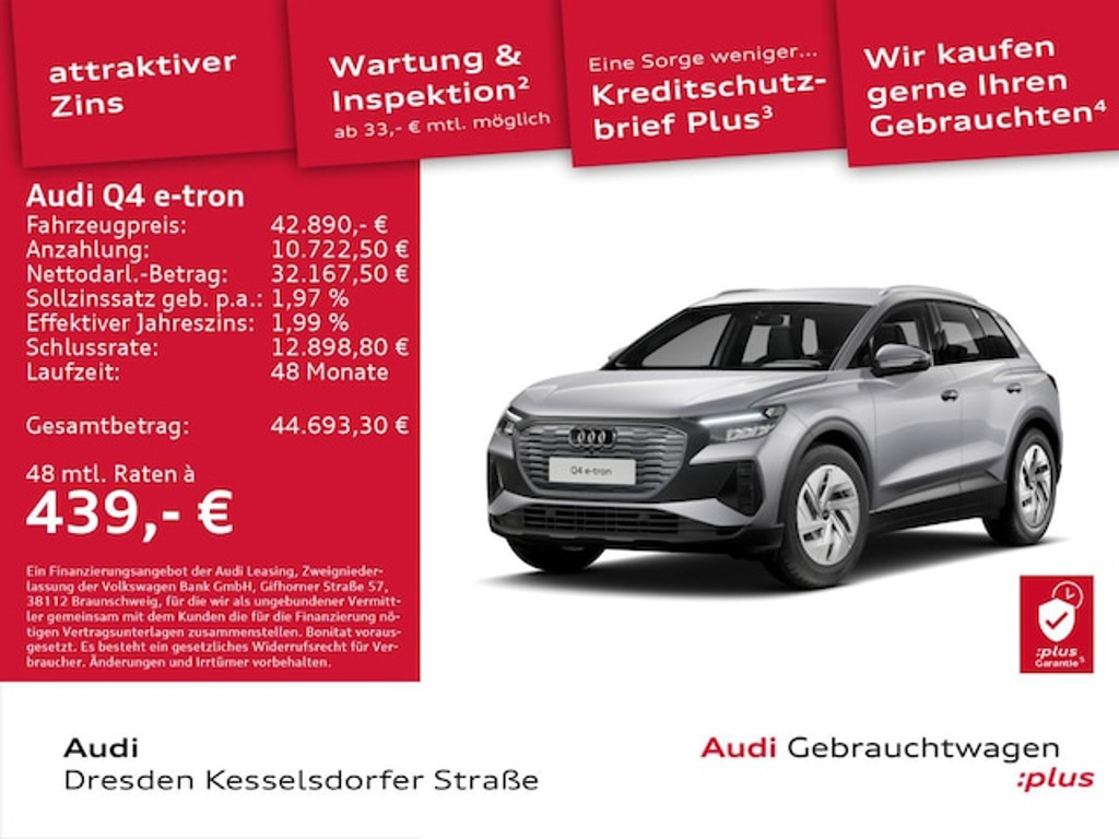 Audi Q4 e-tron 2025 Elektrisch