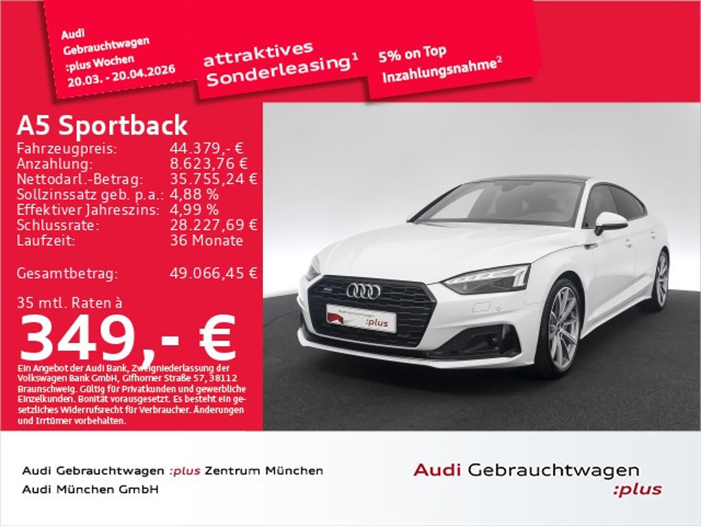 Audi A5 2022 Benzine