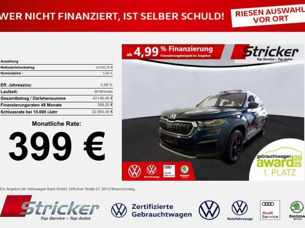 Skoda Kodiaq 2022 Benzine