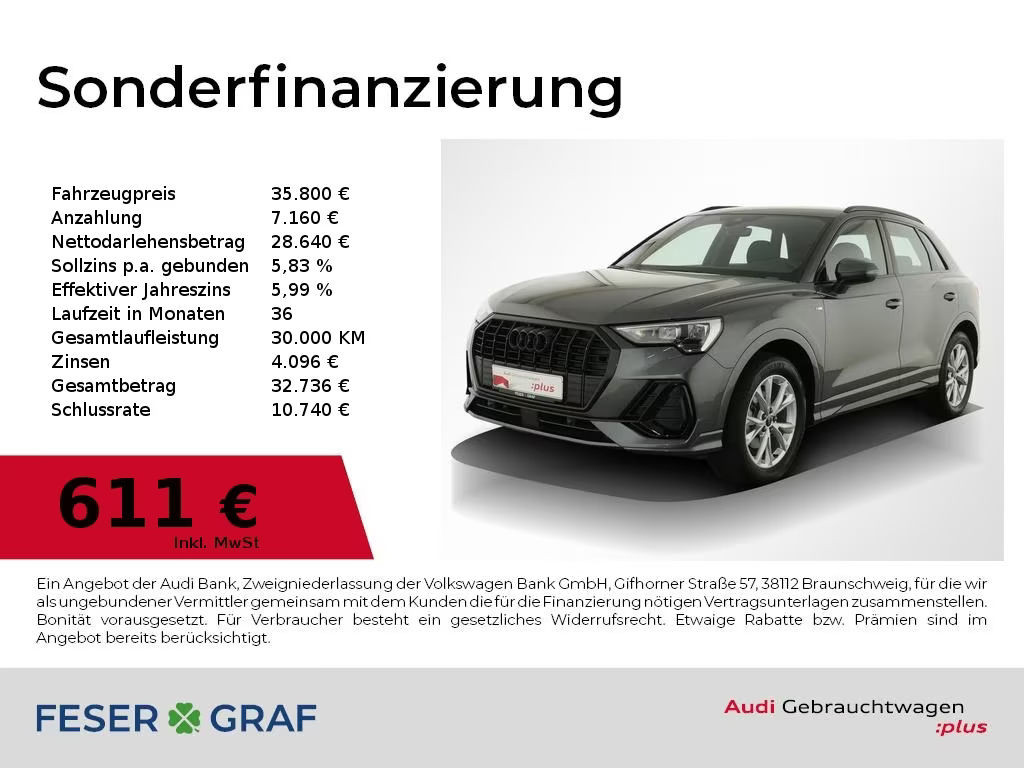 Audi Q3 2025 Benzine