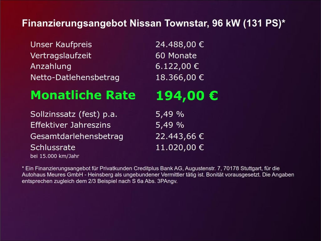 Nissan Townstar