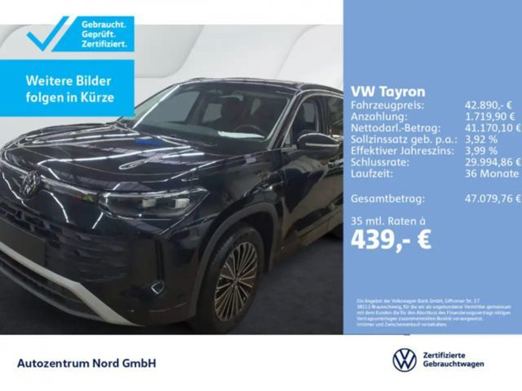 Volkswagen Tayron 2025 Hybride Benzine