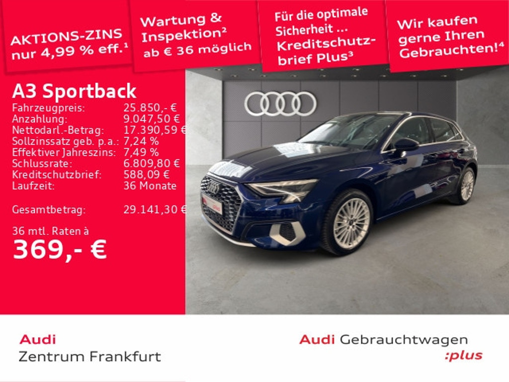 Audi A3 2022 Benzine