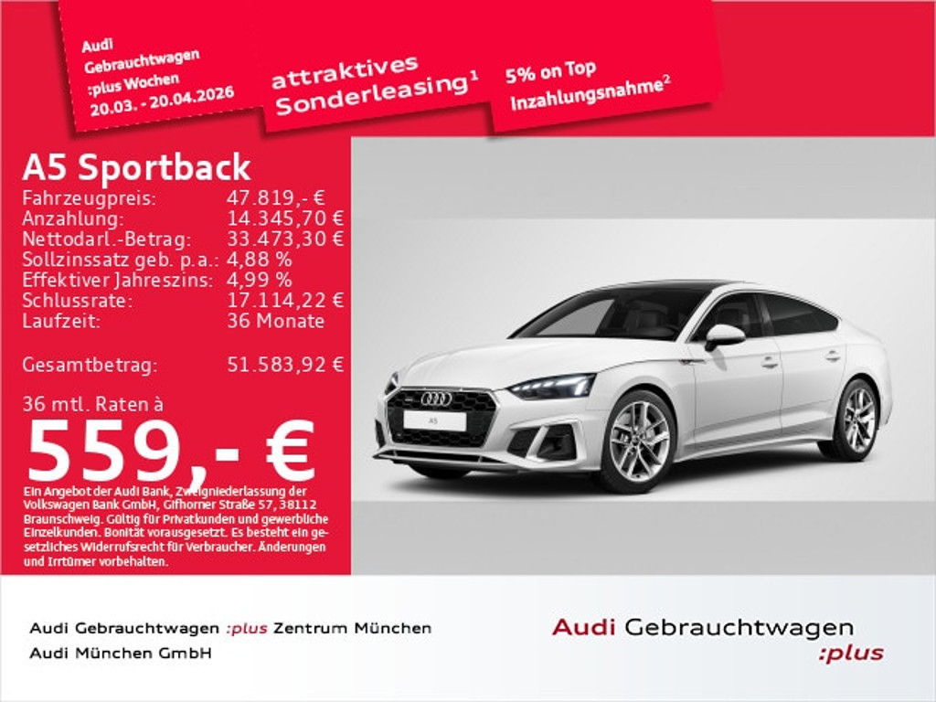Audi A5 2024 Benzine