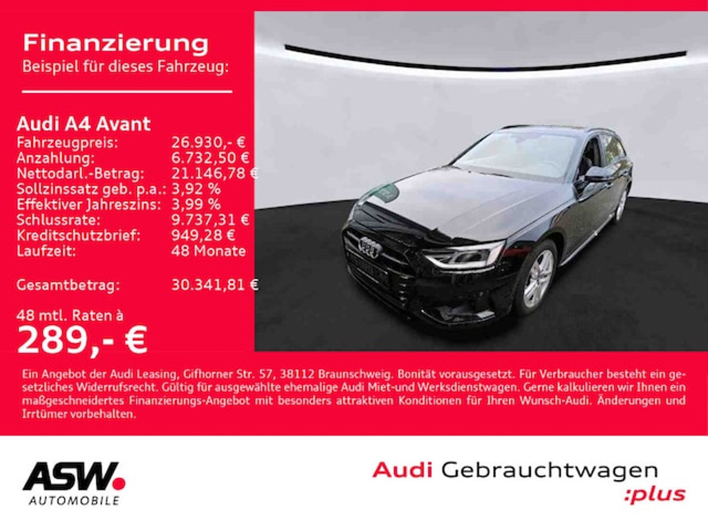 Audi A4 2023 Benzine